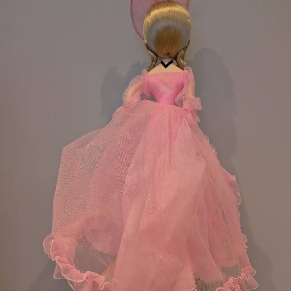 Vintage 60s Bradley Big Eyes Southern Belle Pink Doll with Hat - Picture 9 of 10